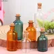 1:12 Dollhouse Miniature Vase Storage jar Glass Bottle Cork Cover Tiny Jar Vials Model Dollhouse