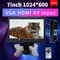 1024*600 7 zoll LCD HD PC Monitor Mini TV Computer Display 2 Kanal Video Eingangs Tragbare Sicherheit Monitor mit Lautsprecher HDMI VGA