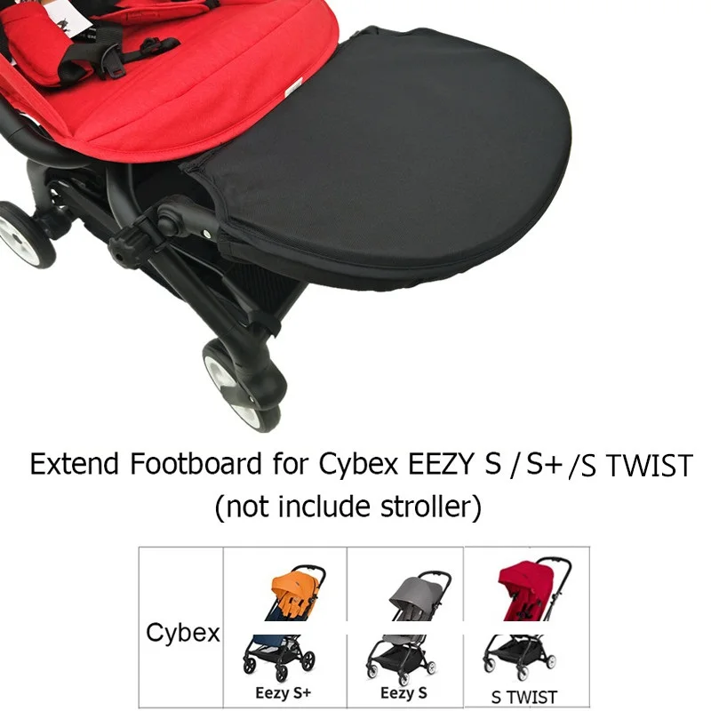COLU KID ® Kinderwagenzubehör, Sitzverlängerungsbrett, verstellbare Trittbrett-Fußstütze, Rucksack für Cybex EEZY S S+ S STWIST Baby-Kinderwagen Image