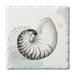 Counterart Absorbent Stone Coasters - Nautilus - Set of 4 - 4x4x1.548