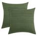 Cotton Waffle Weave Throw Pillowcase 2 Pack