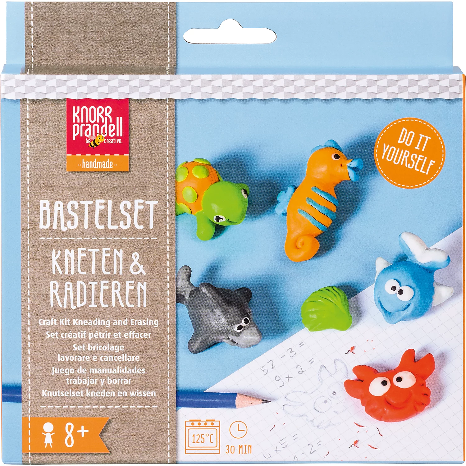 Bastel-Set Kneten & Radieren Meer, 5 Radiergummis Image