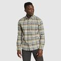 Eddie Bauer Men's Eddie's Favorite Flannel Shirt - Slim - Lt Charcoal - Size M