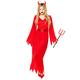 amscan 9917895 Damen Halloween Teufel Lady Fasching Kostüm Multi Größe 36-38