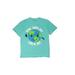 The Children's Place Short Sleeve T-Shirt: Blue Tops - Kids Girl's Size X-Large