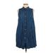 Old Navy Casual Dress - DropWaist: Blue Dresses - Women's Size Medium