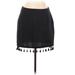 Shein Casual Mini Skirt Mini: Black Print Bottoms - Women's Size Large