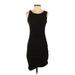 Leith Casual Dress - Mini: Black Solid Dresses - Women's Size Small