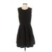 Gap Casual Dress - DropWaist: Black Polka Dots Dresses - Women's Size 6