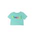 Justice Short Sleeve T-Shirt: Blue Tops - Kids Girl's Size 12