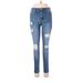 Almost Famous Jeans - High Rise: Blue Bottoms - Women's Size 7