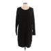 Renuar Casual Dress - Sweater Dress: Black Dresses - New - Women's Size Large