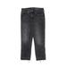 Gap Jeans - Mid/Reg Rise Straight Leg Denim: Black Bottoms - Kids Girl's Size 14 - Black Wash