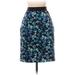 Ann Taylor LOFT Casual Skirt: Black Color Block Bottoms - Women's Size 2 Petite