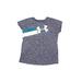 Under Armour Active T-Shirt: Blue Graphic Sporting & Activewear - Kids Girl's Size X-Large