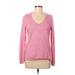 Old Navy Pullover Sweater: Pink Marled Tops - Women's Size Medium