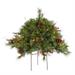 Vickerman 23366 - 2' X 36" Cibola Berry Bush LED 100Wmwht (G118786LED) Christmas Bushes