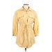 Nasty Gal Inc. Casual Dress - Shirtdress: Yellow Dresses - Women's Size 0