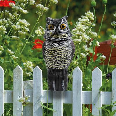 Life Sized Decoy Owl With Rotating Head