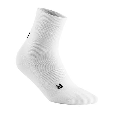 Cep Damen Classic All White Socks Mid Cut weiß
