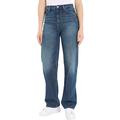 Tommy Hilfiger Damen Jeans Relaxed Straight High Waist, Blau (Sau), 26W / 28L