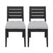 Nestor Acacia Wood Outdoor Dining Chair with Cushions (Set of 2) by Christopher Knight Home