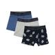 Sanetta - Unterhose Shorts - Bear 3Er-Pack In Blue Space, Gr.116