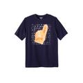 Men's Big & Tall Sports Graphic Tee by KingSize in Foam Finger (Size 2XL)