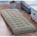 DG Catiee Thick Bench Cushion Pad/Long Sofa Cushions Indoor,Garden Bench Cushion Seat Pad,Rectangle Dining Bench Cushion/Bed Floor Cushions (90x40cm,Grey)