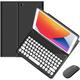 Keyboard Case for Samsung Galaxy Tab S9 FE/S9 2023 with Mouse，Smart Soft Case with Bluetooth Keyboard，Detachable Wireless Keyboard Tablet Cover with Pencil Holder (Tab S9 FE/S9, Black)