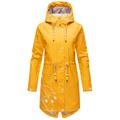 Outdoorjacke MARIKOO "Dancing Umbrella" Gr. L, gelb (amber yellow) Damen Jacken Outdoorjacken