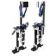 SUPERFASTRACING 15-23 Inch Drywall Stilts Aluminum Tool Adjustable for Painters Walking Painting Taping Black