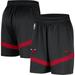 Men's Nike Black Chicago Bulls On-Court Practice Warmup Performance Shorts