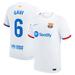 Men's Nike Gavi White Barcelona 2023/24 Away Match Authentic Player Jersey