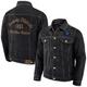 Men's Darius Rucker Collection by Fanatics Black Kentucky Wildcats Button-Up Denim Jacket
