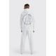 Mens White Star Graphic Hooded Tracksuit, White