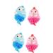 4 Pcs Bath Ball Bath Scrubber for Body Bath Sponge for Kids Bath Loofahs Luffa Sponges Baby Bath Scrubber Kid Exfoliating Sponge Body Scrubber Exfoliating Balls Body Scrubbers Soft