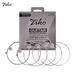 ZIKO DUS-010 Extra Light Acoustic Folk Guitar Strings Hexagon Alloy Wire Silver Plated Wound Corrosion Resistant 6 Strings Set