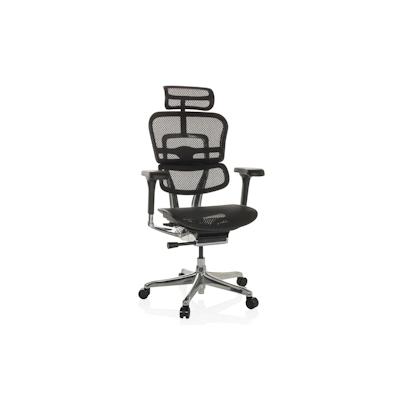 Bürostuhl / Chefsessel ERGOHUMAN GEN2 Netzstoff schwarz hjh OFFICE Image