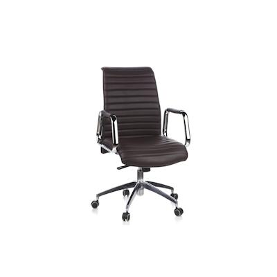 Bürostuhl / Chefsessel ASPERA 10 Nappaleder braun hjh OFFICE Image
