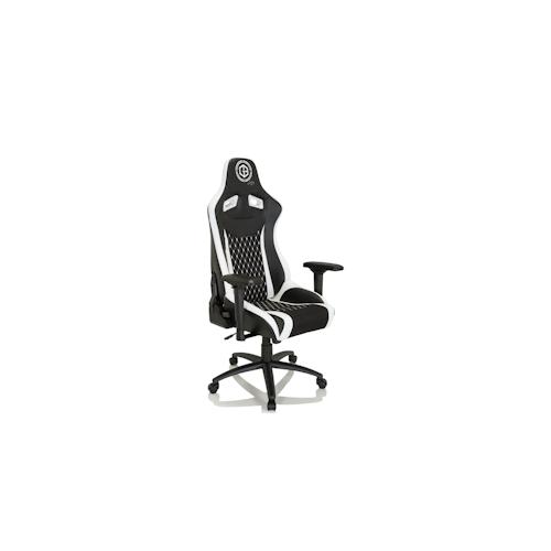 Gaming Stuhl / Bürostuhl GAMEBREAKER SX 04 Stoff / Kunstleder schwarz / weiß hjh OFFICE