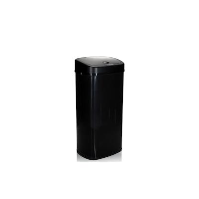 Abfallsammler / Mülleimer CLEAN VI mit Sensor 68L Stahl schwarz hjh OFFICE Image