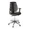 Bürostuhl / Drehstuhl ERGO LINE II WORK Leder schwarz hjh OFFICE