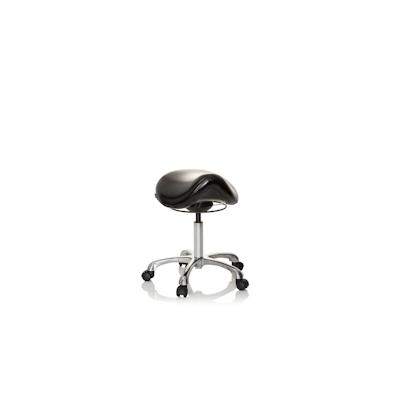 Sattelhocker / Sattelstuhl ORTHO SIT Kunstleder schwarz hjh OFFICE Image