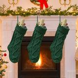 iOPQO Christmas Stockings Christmas Tree Decorations Hanging Knitted Indoor Christmas Fireplace Christmas Stockings Stockings Stockings Decorations Christmas Christmas Hanging Decorations