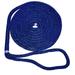 New England Ropes Inc Double Braided Dock Line 5/8 x 25 Blue 50532000025