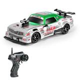 Gecheer Remote Control Drift Car 1/16 Remote Control Spray Car 2.4GHz 4WD Remote Control Race Car Kids Gift for Kids Boys Girls with LED Lights Tires Replaceable