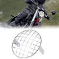 Headlight Lamp Cover Headlight Motorcycle Headlight Cover For Motorcycle 7 Headlight Mesh Grill Side Mount Universal Cover For