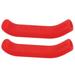5 Colors Bike Brake Lever Cover Silicone Grips Anti Slip Waterproof Protector Cycling Accessory for Mountain Road Bike Cycling 1 Pair[Red]