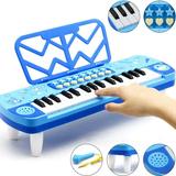 Piano Keyboard for Kids Kid Keyboard Piano With Microphone- 37 Keys Keyboard Piano Kids Multifunction Music Educational Instrument Toy Keyboard Piano For 3 4 5 6 7 8 Girls And Boys